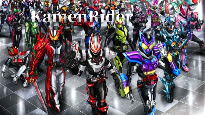 [Kỷ niệm MAD/Pseudo Full Knight Mixed Cut/High Burning] Dành riêng cho mọi fan yêu thích Kamen Rider