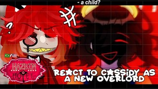 •|Hazbin Hotel React to Cassidy FNAF as a New Overlord|• GACHA CLUB 🇧🇷🇺🇸