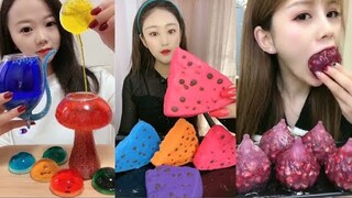 Thánh Ăn Đá Lạnh Như Ăn Kẹo Ngọt, Ăn Trái Cây Bộc Chocola - ASMR Ice Crunchy Eating sound#53