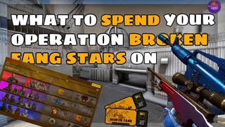 REVEALING WHAT TO BUY WITH OPERATION BROKEN FANG STARS | elsu