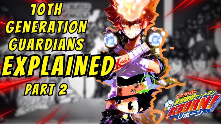 10th Generation Vongola Guardians  Explained : Part 2  | #Hitman Reborn #anime