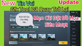 PUBG Mobile | Tin Vui Update (Mẹo) Cài Đồ Họa Siêu Mượt - Kích 60 - 90 Fps Cho Máy Yếu | NhâmHNTV