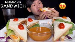 [ MrrDaro KH ] MUKBANG EATING SANDWICH | MukBang eating show ( Delicious Sandwich )