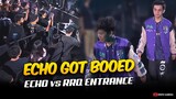 ECHO GOT BOOED in the ECHO vs RRQ ENTRANCE. . . 😮
