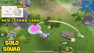 TEST NEW LEGEND CARD - Rainbow Prince | SOLO VS SQUAD | SOUTH SAUSAGE MAN