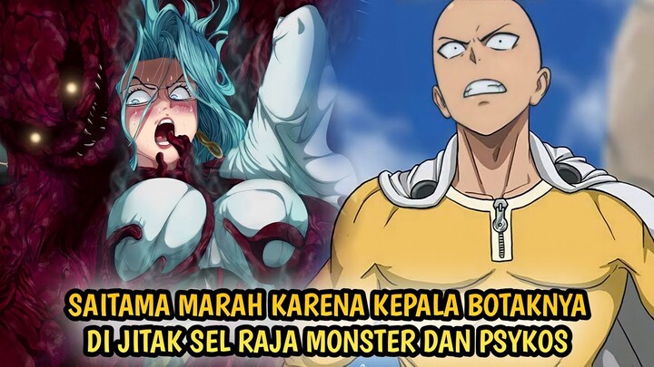 SAITAMA MARAH KARENA KEPALA BOTAKNYA DI JITAK LAWAN | MANGA OPM 128