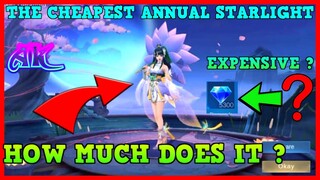 KAGURA ANNUAL STARLIGHT | HOW MUCH DOES KAGURA STARLIGHT COST | KAGURA SKIN REVIEW | FREE SKIN -MLBB