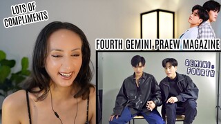 Fourth Gemini Praew Magazine Interview REACTION | แฟนผมเป็นประธานนักเรียน My School President