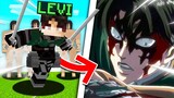 I Became LEVI In Attack on Titan Minecraft Mod