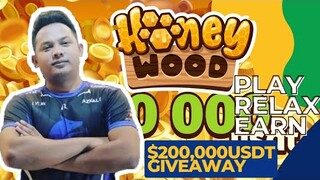 HONEYWOOD - NEW PLAY TO EARN FULL REVIEW AND TUTORIAL(TAGALOG) | $20K GIVEAWAY