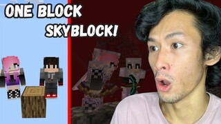 KAKAIBANG NETHER TO! | ONE BLOCK SKYBLOCK HACKERS | MINECRAFT PE #4