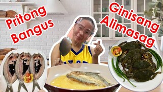 Gisadong Alimasag at Pritong Bangus  by Razel & Kevin Vibar