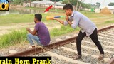 Train Horn Prank ที่สุดของ Train Horn Prank & By New Prank 2021!!วิดีโอสุดฮา!!
