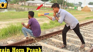 Train Horn Prank ที่สุดของ Train Horn Prank & By New Prank 2021!!วิดีโอสุดฮา!!