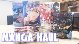 Aesthetic Relaxing Manga Haul & Review // Chainsaw Man, Solo Leveling, Love is War