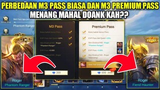 PERBEDAAN M3 PASS DAN M3 PREMIUM PASS MOBILE LEGENDS!! REVIEW SKIN M3 ROGER