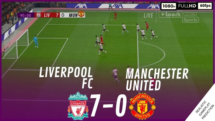 LIVERPOOL vs. MANCHESTER UNITED [7-0] • HIGHLIGHTS | VideoGame Simulation & Recreation