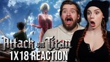 Run Armin RUN! | Attack On Titan  Ep 1x18 Reaction & Review | Wit Studio on Crunchy Roll