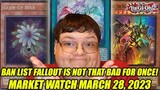 Ban List Fallout Is Not Bad For Once! Yu-Gi-Oh! Market Watch March 28, 2023