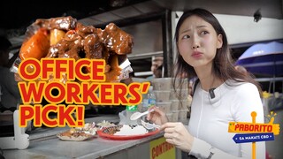 P90 per ULAM! 😱 Food Trip at Philippine Central Business District! 💵 | PABORITO in Makati CBD