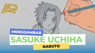 Menggambar Sasuke Uchiha Kids