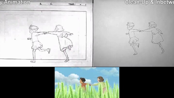 【动画原画】片渊须直《空想新子和千年的魔法》幕后动画资料
