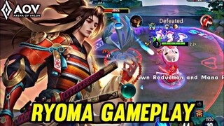 AOV : RYOMA GAMEPLAY | IN JUNGLE - ARENA OF VALOR LIÊNQUÂNMOBILE ROV