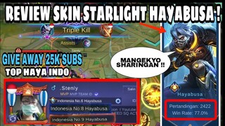 Review Starlight Hayabusa Pake Mangekyo Sharigan ! ex Top Indonesia Hayabusa !