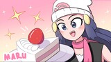 Hikari  & Strawberry Cakes - Pokemon (Speedpaint)