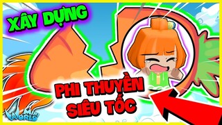 MINI WORLD: THỬ THÁCH 24H KAMUI XÂY DỰNG PHI THUYỀN CÀ RỐT SIÊU TỐC TRƯỜNG HỌC HERO TEAM VÀ CÁI KẾT