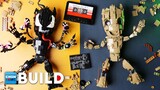 LEGO Speed Build! Venomized Groot vs I am Groot  | LEGO Marvel 2023 | Beat Build