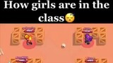 girl vs boys in class be like...