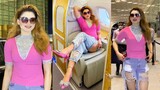 HOT 🔥 Urvashi Rautela 🥰 Looks Gorgeous in Pink 💗