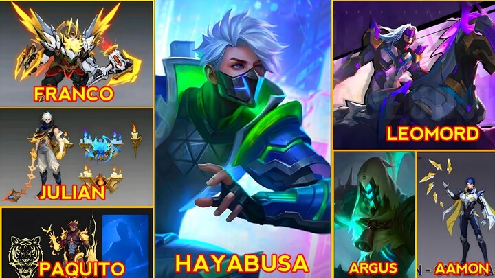HAYABUSA S27 FIRST PURCHASE SKIN, LEOMORD ABYSS SKIN, JULIAN NEW SKIN AND MORE - MLBB