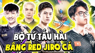 Bộ Tứ Tấu Hài Lai Bâng Jiro Cá Red Làm Chao Đảo Rank Thách Đấu Việt