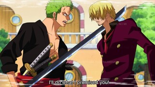 Zoro's Reaction When Sanji Betrays the Straw Hats After Losing His Emotions - One Piece