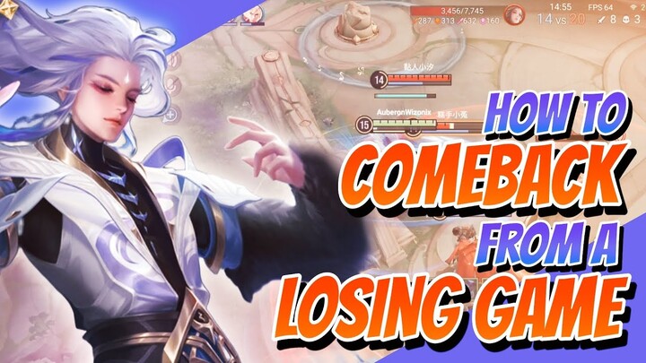 How To Comeback From A Losing Game As A Jungler | Cirrus Gameplay | Honor of Kings | HoK