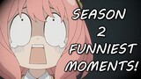 ALL Spy x Family Funny Moments from Season 2 (NEW)