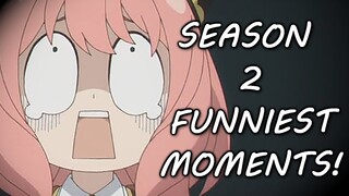 ALL Spy x Family Funny Moments from Season 2 (NEW)