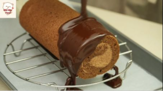 japanese make Chocolate roll cake 6 #monngonNhatBan