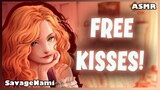 All the Kisses From Your Girlfriend ASMR Roleplay | Kissing ASMR | Sleep Aid