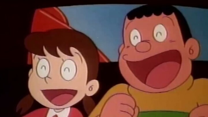 Nobita: Shizuka, jangan masuk ke mobil orang asing sesuka hati~