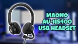 Maono AU-Hs400 Usb Headset Unboxing and Review!!
