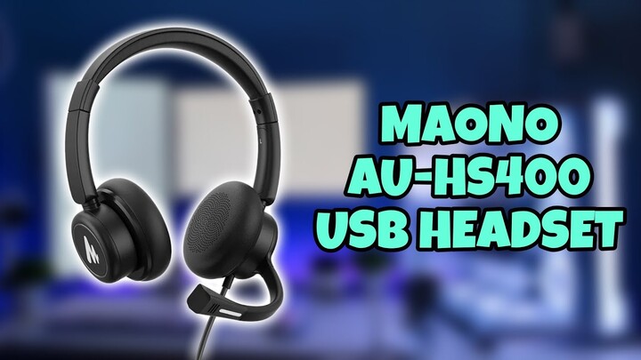 Maono AU-Hs400 Usb Headset Unboxing and Review!!