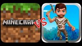Minecraft PE VS Terra Craft : Build Your Dream