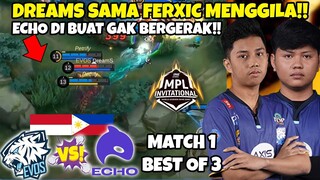 Ini Yg Gw tgu!! INDONESIA VS PHILIPINE!! EVOS VS ECHO MATCH 1!! KELAZZZ BANGET DREAMS SAMA PERKIKK!!