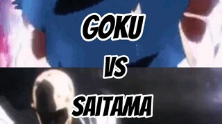 1v1 battle goku vs saitama