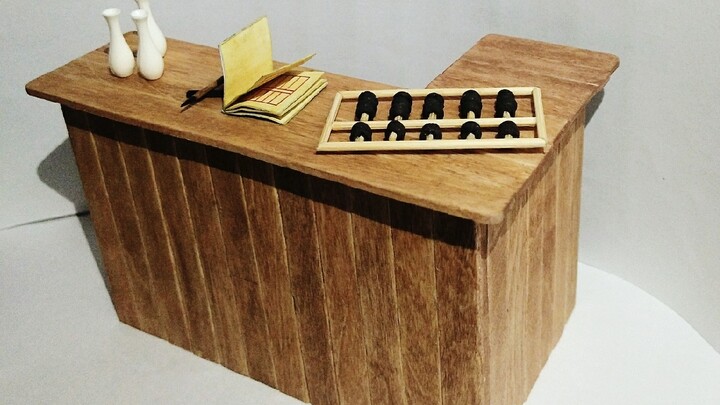 [Miniature] Reception Desk of the Inn