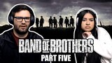 Band of Brothers Part Five 'Crossroads' Wife's First Time Watching! TV Reaction!!