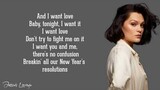 Jessie J - I Want Love (Lyrics / Lyric Video)